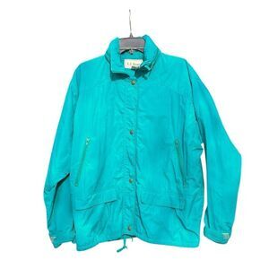 Vintage 90s L.L.Bean Teal Nylon Windbreaker – Women’s L